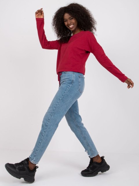 Bluzka RV-BZ-5122.08P bordowy S