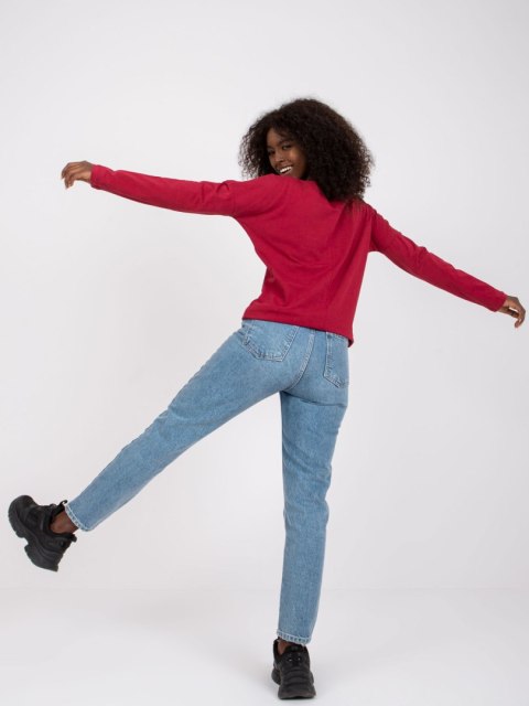 Bluzka RV-BZ-5122.08P bordowy S