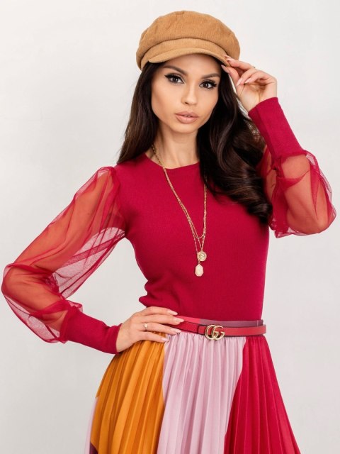 Bluzka RV-BZ-5192.16 bordowy M