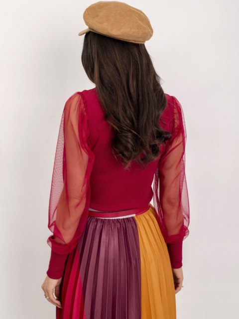 Bluzka RV-BZ-5192.16 bordowy M