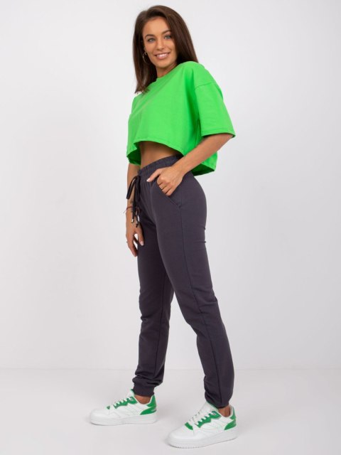 Spodnie dresowe RV-DR-5040.10X grafitowy XS