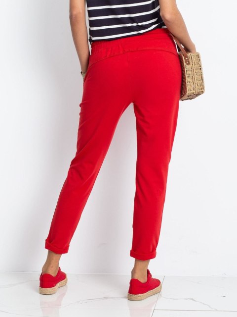 Spodnie dresowe RV-DR-3589.08X czerwony L