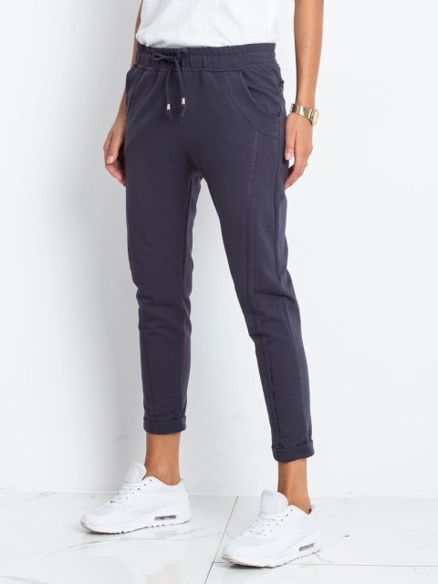 Spodnie dresowe RV-DR-3589.10X grafitowy XL