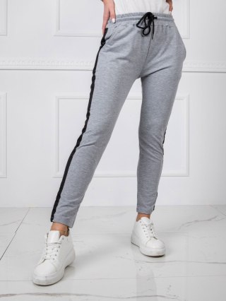 Spodnie dresowe RV-DR-5371.38P szary XL