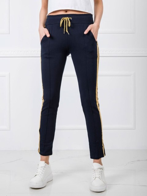 Spodnie dresowe RV-DR-5408.28P granatowy XL