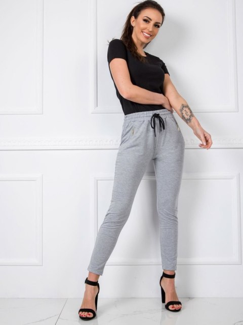 Spodnie dresowe RV-DR-5465.09X szary S