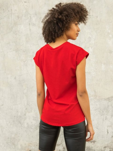 T-shirt RV-TS-5231.69 czerwony S T-shirt RV-TS-5231.69 czerwony S