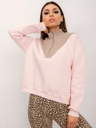 Bluza RV-BL-5218.70 jasny różowy L
