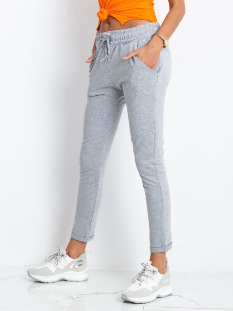 Spodnie dresowe RV-DR-3698.05X szary S
