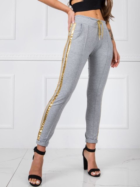 Spodnie dresowe RV-DR-5408.28P szary XL