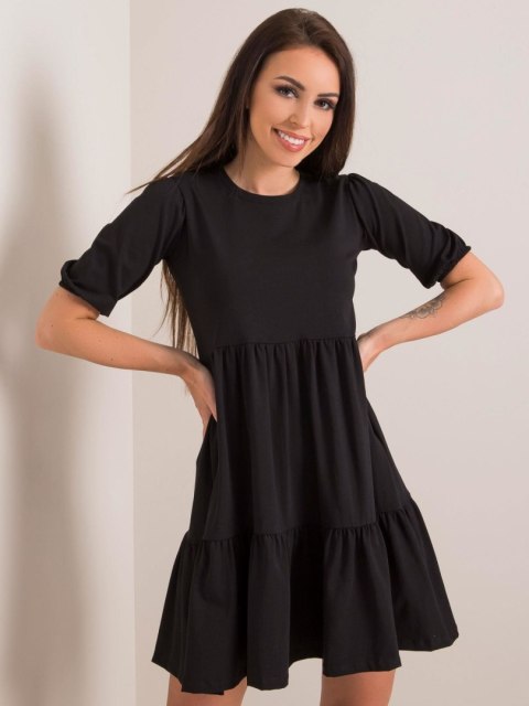 Sukienka RV-SK-5587.93 czarny XL Sukienka RV-SK-5587.93 czarny XL