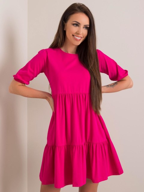 Sukienka RV-SK-5587.93 fuksjowy M Sukienka RV-SK-5587.93 fuksjowy M