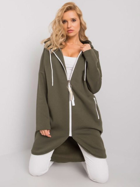 Bluza dresowa khaki z kapturem Stunning Bluza dresowa khaki z kapturem Stunning