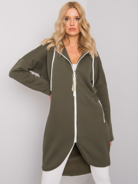 Bluza dresowa khaki z kapturem Stunning Bluza dresowa khaki z kapturem Stunning