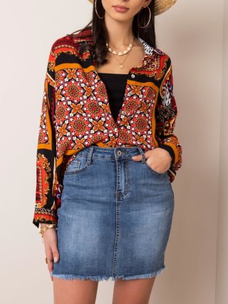 Spódnica NM-DE-SD-JK5252.86 niebieski XS