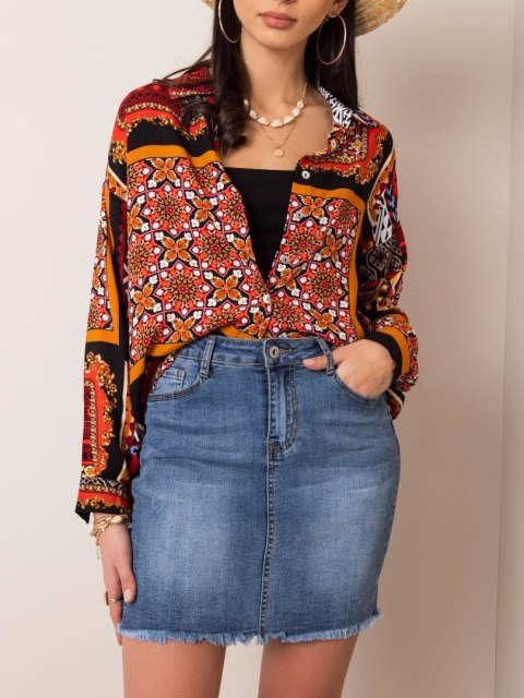 Spódnica NM-DE-SD-JK5252.86 niebieski XS