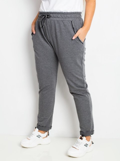 Spodnie dresowe RV-DR-4765.52 ciemny szary 2XL Spodnie dresowe RV-DR-4765.52 ciemny szary 2XL