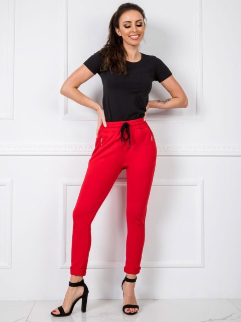 Spodnie dresowe RV-DR-5465.09X czerwony L