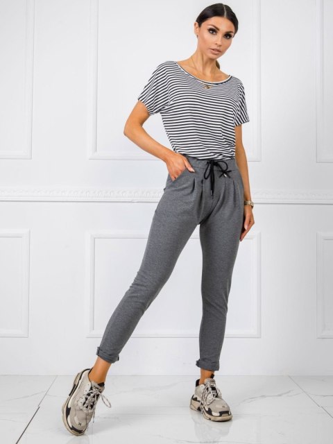 Spodnie dresowe TP-DR-5477.88 ciemny szary S