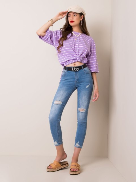 Spodnie jeans NM-DE-SP-18136.00X niebieski XS