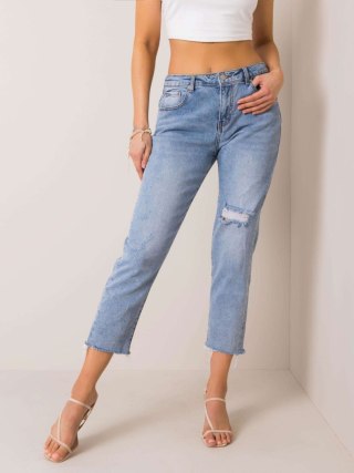 Spodnie jeans NM-DE-SP-L0817.05 niebieski M