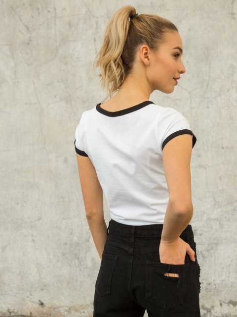 T-shirt RV-BZ-5234.11P biało-czarny L T-shirt RV-BZ-5234.11P biało-czarny L