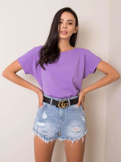 T-shirt RV-TS-4662.14P fioletowy XS T-shirt RV-TS-4662.14P fioletowy XS