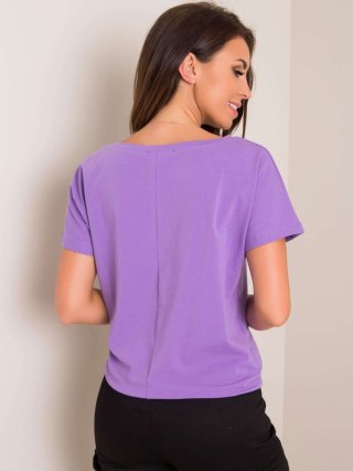 T-shirt RV-TS-4834.90P fioletowy XS