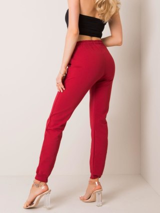 Spodnie dresowe RV-DR-5040.03X ciemny czerwony XS