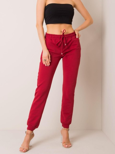 Spodnie dresowe RV-DR-5040.03X ciemny czerwony XS