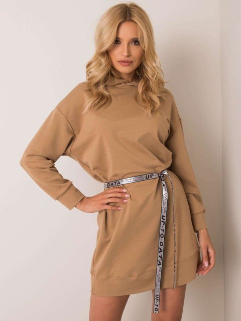 Sukienka LK-SK-508284.16X jasny brązowy L/XL Sukienka LK-SK-508284.16X jasny brązowy L/XL