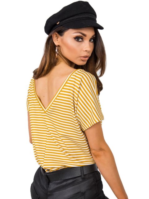 T-shirt TP-TS-5480.97P biało-żółty M T-shirt TP-TS-5480.97P biało-żółty M