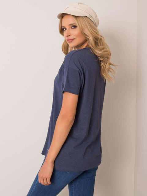 T-shirt TW-TS-G-004.08 granatowy S T-shirt TW-TS-G-004.08 granatowy S