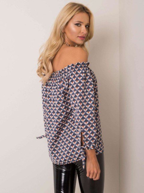 Bluzka D52211W10987B granatowy L Bluzka D52211W10987B granatowy L
