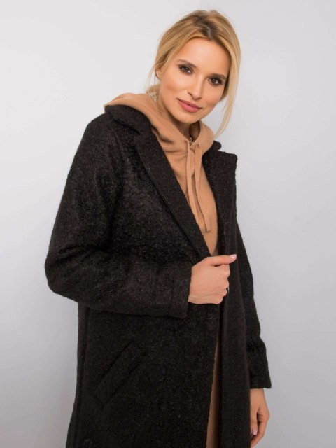 Płaszcz 217-PL-23335.87 czarny S Płaszcz 217-PL-23335.87 czarny S