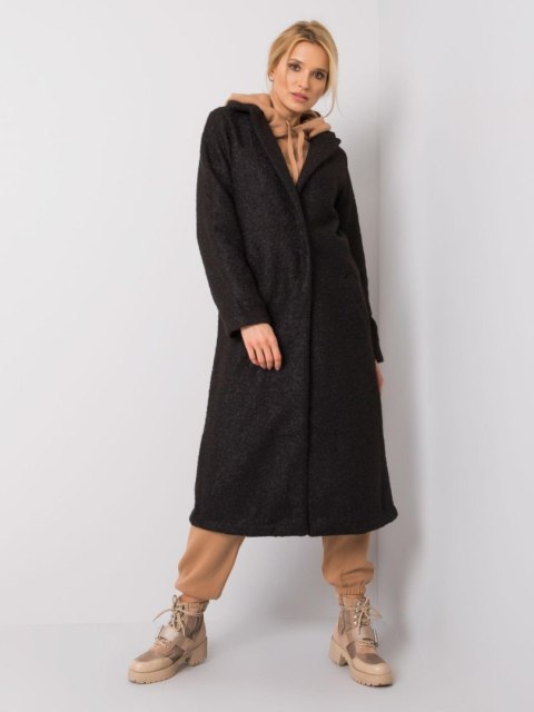 Płaszcz 217-PL-23335.87 czarny S Płaszcz 217-PL-23335.87 czarny S