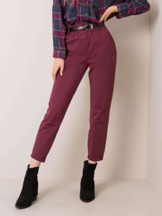 Spodnie DHJ-SP-2312.94P bordowy XL