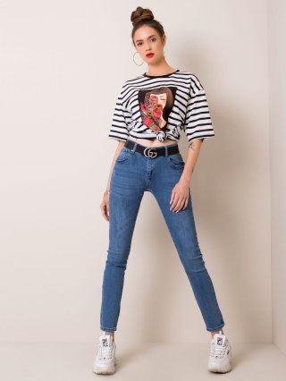 Spodnie jeans NM-DE-SP-18184.31 niebieski XS