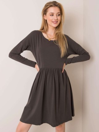 Sukienka RV-SK-5889.41P ciemny khaki S