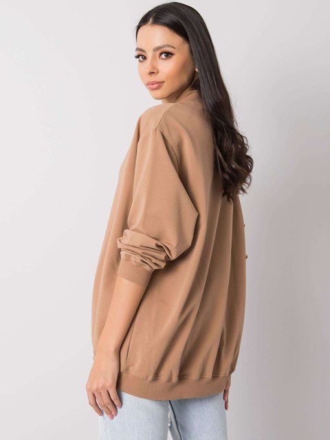 Bluza RV-BL-5185.73P camelowy S/M
