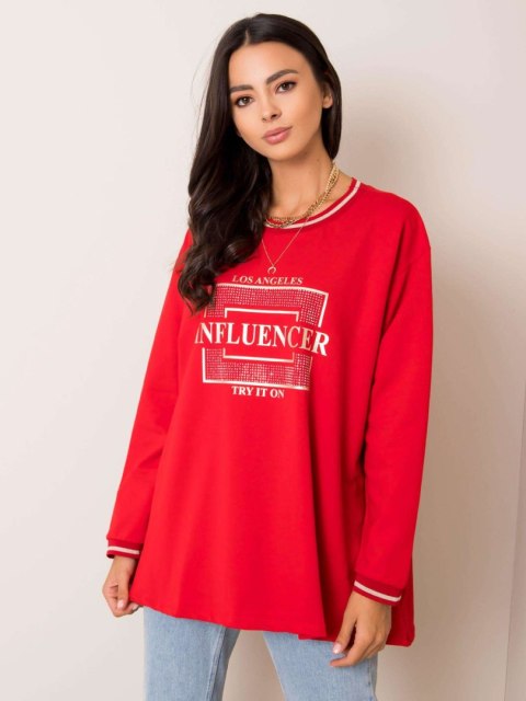 Bluza RV-BL-5863.18 czerwony L/XL Bluza RV-BL-5863.18 czerwony L/XL