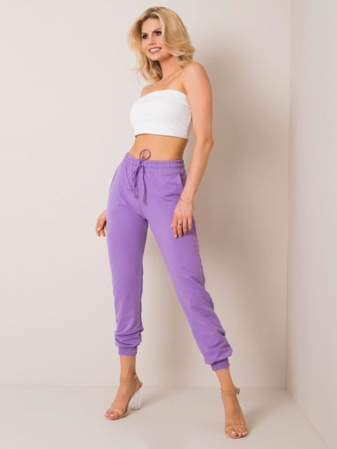 Spodnie dresowe RV-DR-5040.04X fioletowy M