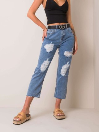 Spodnie jeans NM-DE-SP-L0820.36P niebieski L
