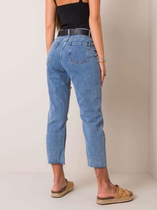 Spodnie jeans NM-DE-SP-L0820.36P niebieski L