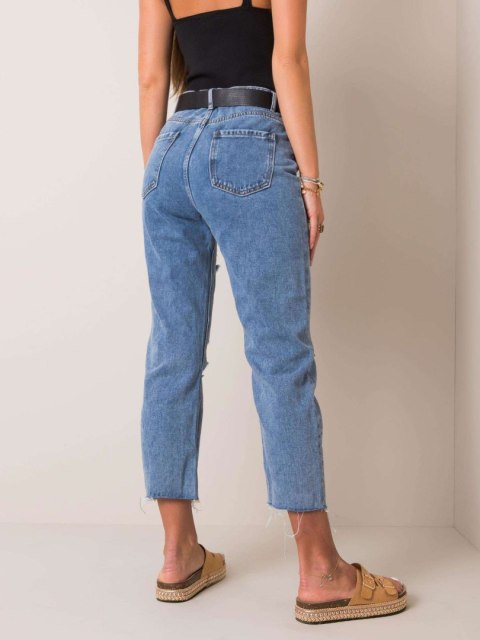 Spodnie jeans NM-DE-SP-L0820.36P niebieski L