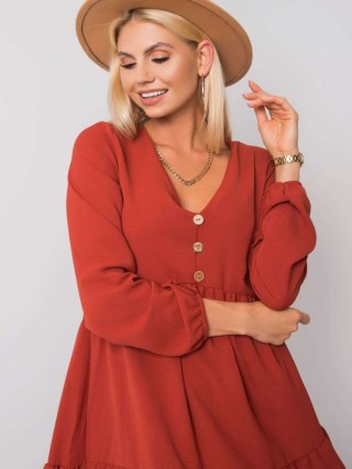 Sukienka D50010F30264A ciemny pomarańczowy M/L