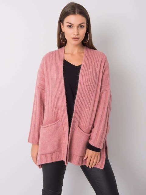 Sweter 259-SW-15055.70 różowy L Sweter 259-SW-15055.70 różowy L