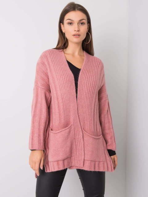 Sweter 259-SW-15055.70 różowy L Sweter 259-SW-15055.70 różowy L