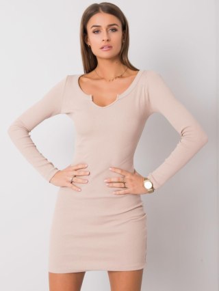 Sukienka RV-SK-6053.16X beżowy M