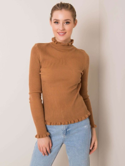 Sweter 179-SW-17835.20 jasny brązowy Sweter 179-SW-17835.20 jasny brązowy